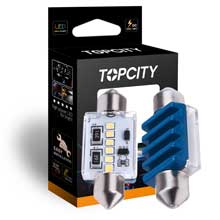 Topcity own design festoon c5w canbus led bulbs,our canbus led lights can solve Anti Flicker CANBUS Error Free,also called festoon canbus